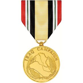MEDALS OF AMERICA EST. 1976 Iraq Campaign Medal Anodized Full Size