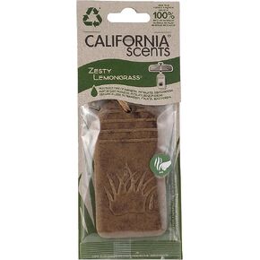 California Scents Hanging 3D Paper: Natural, Environmentally Friendly Car Freshener with Recycled Materials and Strong Odor Eliminator for Automotive Air Freshening (Vanilla Escape, 1 Pack)