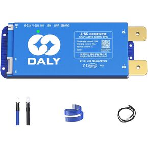 DALY Smart Active Balance BMS 200A 24V-84V 8S-24S Built-in Bluetooth with RS485 CAN PCB Battery Protection Board for Li-ion LifePO4 LTO Battery Pack