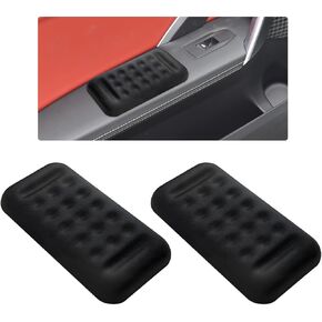 2 PCS Arm Rest Elbow Pads for Car, 5.1" × 2.6" Vehicle Door Thigh Support Armrest Pad with Memory Foam, Non-Slip Automotive Comfortable Elbow Fatigue Relief Wrist Rest Cushion