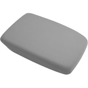 Center Console Lid Armrest Cover with Base Replacement for Toyota Highlander 2008 2009 2010 2011 2012 2013 2014 Gray Synthetic Leather Armrest Cover Skin
