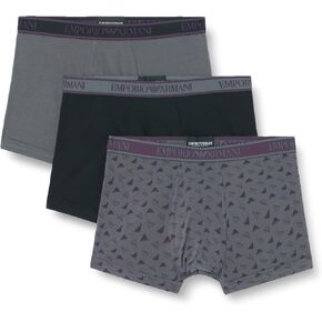 Emporio Armani Men's Core Logoband 3-Pack Trunk