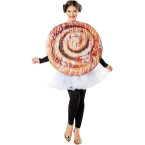 Seasons Cinnamon Roll Costume Halloween Food Costume Bread Cosplay Dress for Men Women
