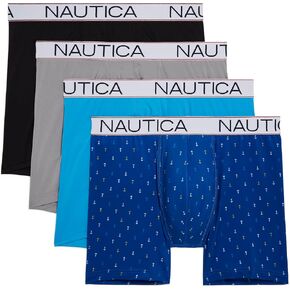 Nautica Men's 4 Pack Micro Boxer Briefs
