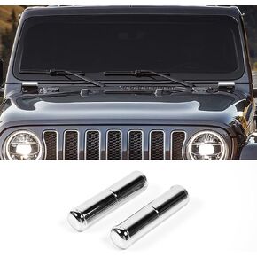 Front Window Windshield Hinge Decorative Cover Compatible with 2018-2023 Jeep Wrangler JL JLU(Green)