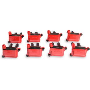 MSD 82558 Ignition Coils 2005-2020 Hemi 5.7L/6.1L/6.2L/6.4L Engines, Red, 8-Pack