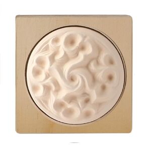 Air Healing Ceramic-Round Vine on Birch Wood Frame, Aroma Diffuser, Chemical Free Air purifying Ceramic Decoration removes bad odors & Vocs, Lovely Gift