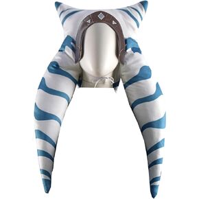Adult Tano Costume Outsuit Cospaly Womens SW Rebels Suit with Headpiece Halloween Deluxe Fullset(black(No headpiece),M)