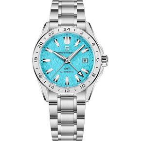 Pagani Design Men's Automatic GMT Mechanical Watch Sapphire Crystal Fixed Bezel Water Resistant 100m Stainless Steel Luminous Sports Men's Watch