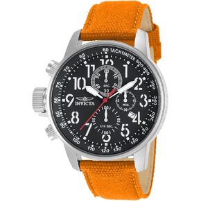 Invicta Men's 11520 I-Force Chronograph Black Dial Orange Rifle Watch
