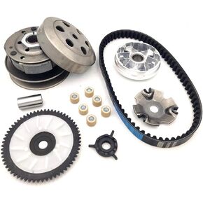 clutch Assembly and Variator Assembly with 669 belt, fit for GY6 50cc 139QMB Engine ScooterATV Quad Moped