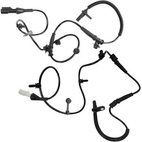 TRQ Front ABS Wheel Speed Sensor Set Compatible with 2007-2014 Ford Edge 2007-2015 Lincoln MKX