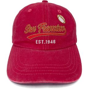 Football Embroidered Hat City Classic Football Cap Football Team Fans Gifts Vintage Trucker Hat for Men Women
