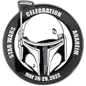 SalesOne Star Wars Boba Fett Helmet Limited Edition Enamel Pin SWC 2022 Exclusive | Metal Brooch Badge Accessories for Backpack, Clothes, Hats | Gifts and Collectibles