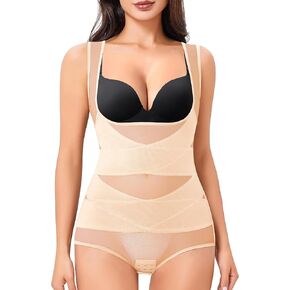 CYDREAM Shapewear Bodysuit for Women Tummy Control Butt Lifter Panty Hi-Waist Trainer Slim Belly Stomach Body Shaper Girdles