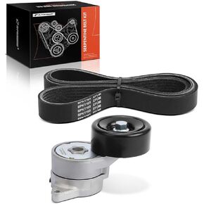 A-Premium Engine Serpentine Belt Drive Kit Compatible with Saturn Vue 2004 2005 2006 2007 - SOHC V6 3.5L