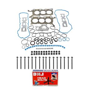 DNJ HGB4298 Cylinder Head Gasket Set with Head Bolt Kit for 2011-2015 Ford F-150 3.7L 3726cc 227cid V6 DOHC