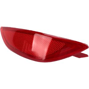 Bumper Marker Reflector, Rear Bumper Reflector Red Warning Waterproof Shock Resistant Replacement for Hyundai Accent LE SE (Left: 924051R000)