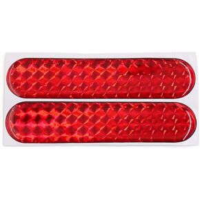 uxcell 105mm x 23mm Adhesive Car Safety Warning Reflective Sticker Red 20pcs