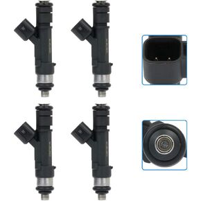 SCITOO Fuel Injectors Kits 4 Hole 0280158105 Fuel Injector for 2007-2008 for Ford Escape 2007 for Ford Focus 2006-2009 for Ford Fusion 2006-2010 for Ford Ranger 2007-2008 for Mercury Mariner 4pcs