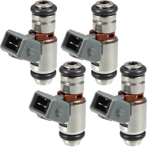 X AUTOHAUX 4 Pcs IWP043 Fuel Injector for Harley-Davidson Dyna Electra Glide Heritage Softail Springer Night Train Road Glide Road King 2002-2006