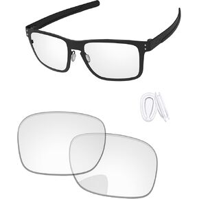 PapaViva Replacement Lenses & Nose Pads Pieces for Oakley Holbrook Metal OO4123