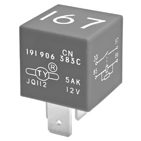 #167 191906383C Fuel Pump Relay - Compatible with VW Golf (1986-2013), Passat, Jetta, Audi A4 (2001-2005), A8, S4, S8