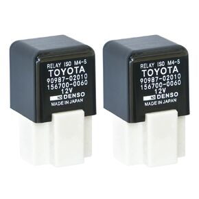2Pcs 90987-02010 156700-0060 Automotive Start Relay 12VDC 40A 4Pins