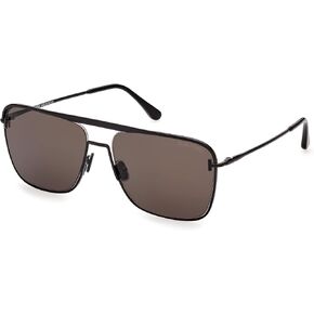 نظارة شمسية توم فورد نولان FT 0925 أسود/رمادي 60/16/145 للرجال in Kuwait