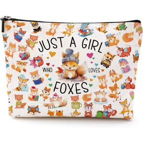 Animal Lovers Gifts for Women Cute Animal Accessories Stuff Cosmetic Bag Nurse Thanksgiving Graduation Christmas Birthday Makeup Bag Funny Friendship Gifts for Friend Teen Girls Sister Bestie Daughter