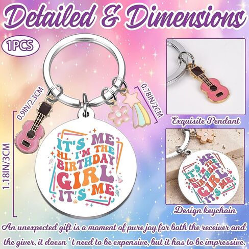 هدية عيد ميلاد للفتيات - إنها أنا، مرحبًا أنا سلسلة مفاتيح فتاة عيد الميلاد للابنة والمراهقة والصديقة وهدية عيد الميلاد in Kuwait