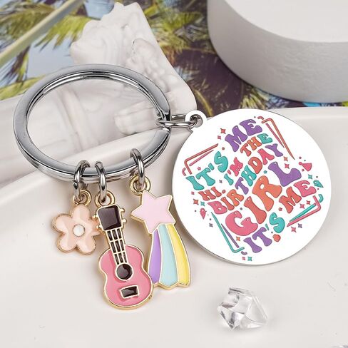 هدية عيد ميلاد للفتيات - إنها أنا، مرحبًا أنا سلسلة مفاتيح فتاة عيد الميلاد للابنة والمراهقة والصديقة وهدية عيد الميلاد in Kuwait