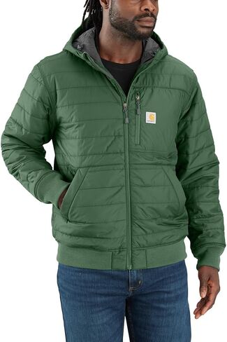 Carhartt Men's Rain Defender Relaxed Fit Lightweight Insulated Hooded Jacket in Saudi Arabia