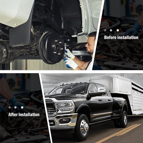 10 قطعة صامولة عروة العجلة 611-936 مناسبة لـ 2012-2022 Ram 3500 4000 4500 5500، M14-1.50 شفة - 22 مم سداسي، طول 28.5 مم، متوسط، 6509424AA in Kuwait