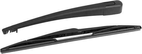 Unifizz Rear Windshield Wiper Blade Arm Set for Mazda 3 Hatchback 2005-2007 Black 360mm 14 inch in Kuwait