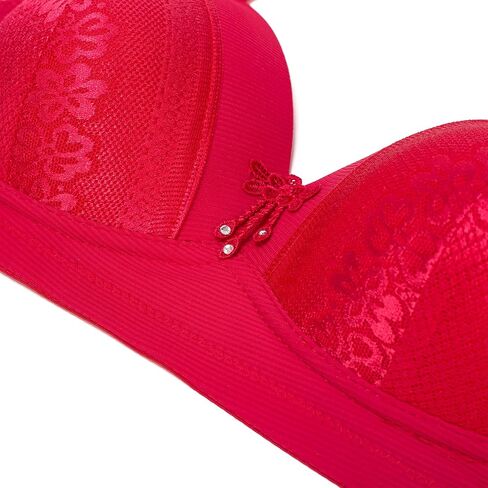 Everyday Bra for Women Full Coverage Compression Bra No Underwire Lace Unlined Bras Lightly Padded Bras in Saudi Arabia