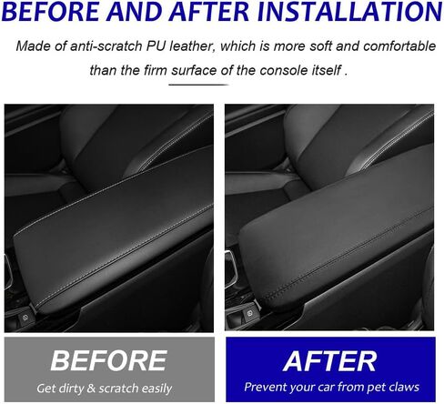DEYTOP Center Console Cover for Toyota Camry 2025 Accessories Car Center Console Cover for 2025 Camry Accessories Armrest Pad (Black) in Kuwait