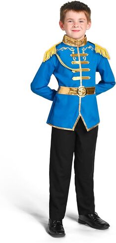 Spooktacular Creations Prince Costume for Boys, Royal Prince Charming Costume for Toddler Kids Halloween Costumes Parties in Kuwait