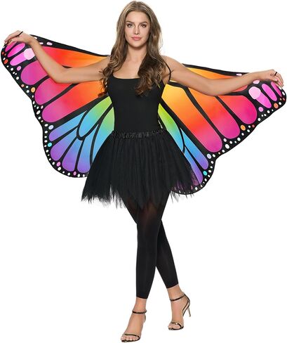 Spooktacular Creations Monarch Butterfly Wing, Butterfly Costume Women for Halloween Costume Adult in Kuwait