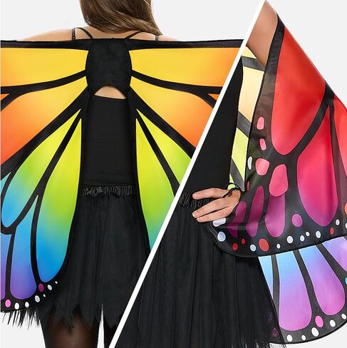 Spooktacular Creations Monarch Butterfly Wing, Butterfly Costume Women for Halloween Costume Adult in Kuwait