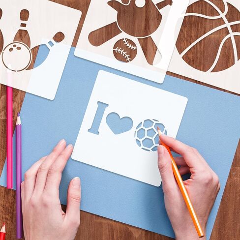 22PCS Baby Shower Stencils for Painting, Baby Theme Painting Templates, Small Animals Template for Painting, 5 Inch Cute Baby Shower Stencils for Onesie Decorating Kit in Saudi Arabia