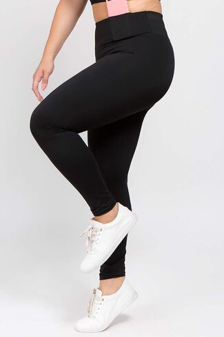 Women's Classic Basic Workout Leggings High Waist Super Stretchy Gym Pants in Saudi Arabia