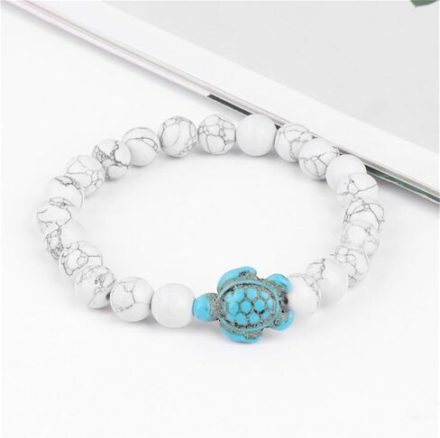 72ore Sea Turtle Bracelet for Women Sea Turtles Beads Bracelet Turquoise Stone Bracelet Natural Stone Bracelet Jewelry Gifts in Saudi Arabia
