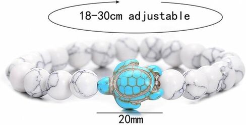 72ore Sea Turtle Bracelet for Women Sea Turtles Beads Bracelet Turquoise Stone Bracelet Natural Stone Bracelet Jewelry Gifts in Saudi Arabia
