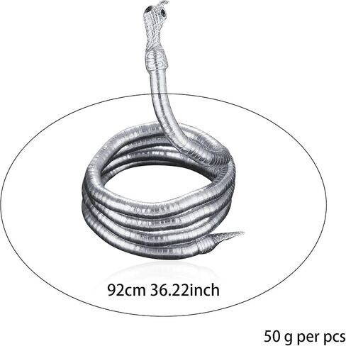 Bendable Snake Necklace for Women Flexible Adjustable Twistable Snake Neck Collar Choker Bracelet Waistband Halloween Jewelry in Saudi Arabia