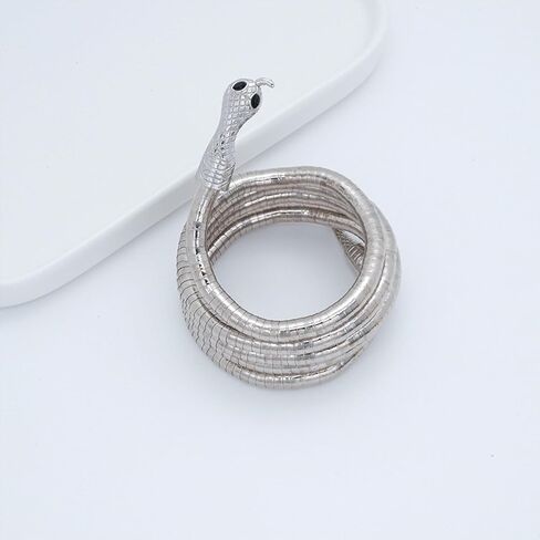 Bendable Snake Necklace for Women Flexible Adjustable Twistable Snake Neck Collar Choker Bracelet Waistband Halloween Jewelry in Saudi Arabia