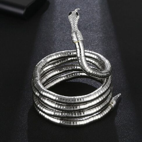 Bendable Snake Necklace for Women Flexible Adjustable Twistable Snake Neck Collar Choker Bracelet Waistband Halloween Jewelry in Saudi Arabia