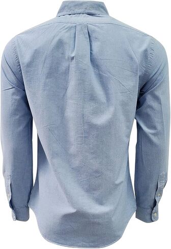 Polo Ralph Lauren Men's Slim-Fit Oxford Button Down Shirt (X-Large, Blue) in Saudi Arabia