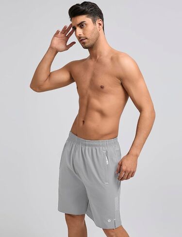 Men's Athletic Running Shorts, Quick Dry 7" Lightweight Workout Shorts for Sports, Gym, Basketball and Hiking in Saudi Arabia