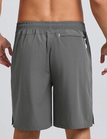Men's Athletic Running Shorts, Quick Dry 7" Lightweight Workout Shorts for Sports, Gym, Basketball and Hiking in Saudi Arabia